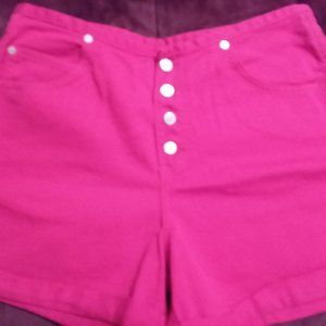 Gitano Red Button Fly Daisy Duke Shorts B1GETBOTH